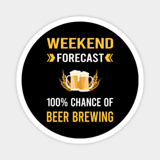 Weekend Forecast Beer Brewing Magnet